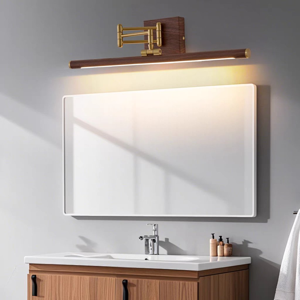 Remote Control Mirror Front Lamp Bathroom Mirror Cabinet Retro Mirror Lamp With Makeup – photo 4 of 5