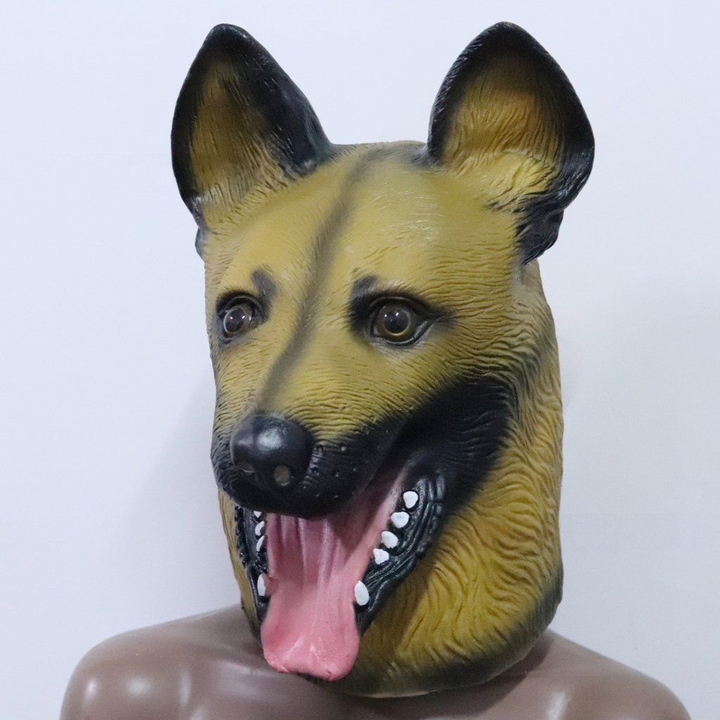 Halloween Dinosaur Dog Movable Teeth Mouth Latex Mask – photo 3 of 5