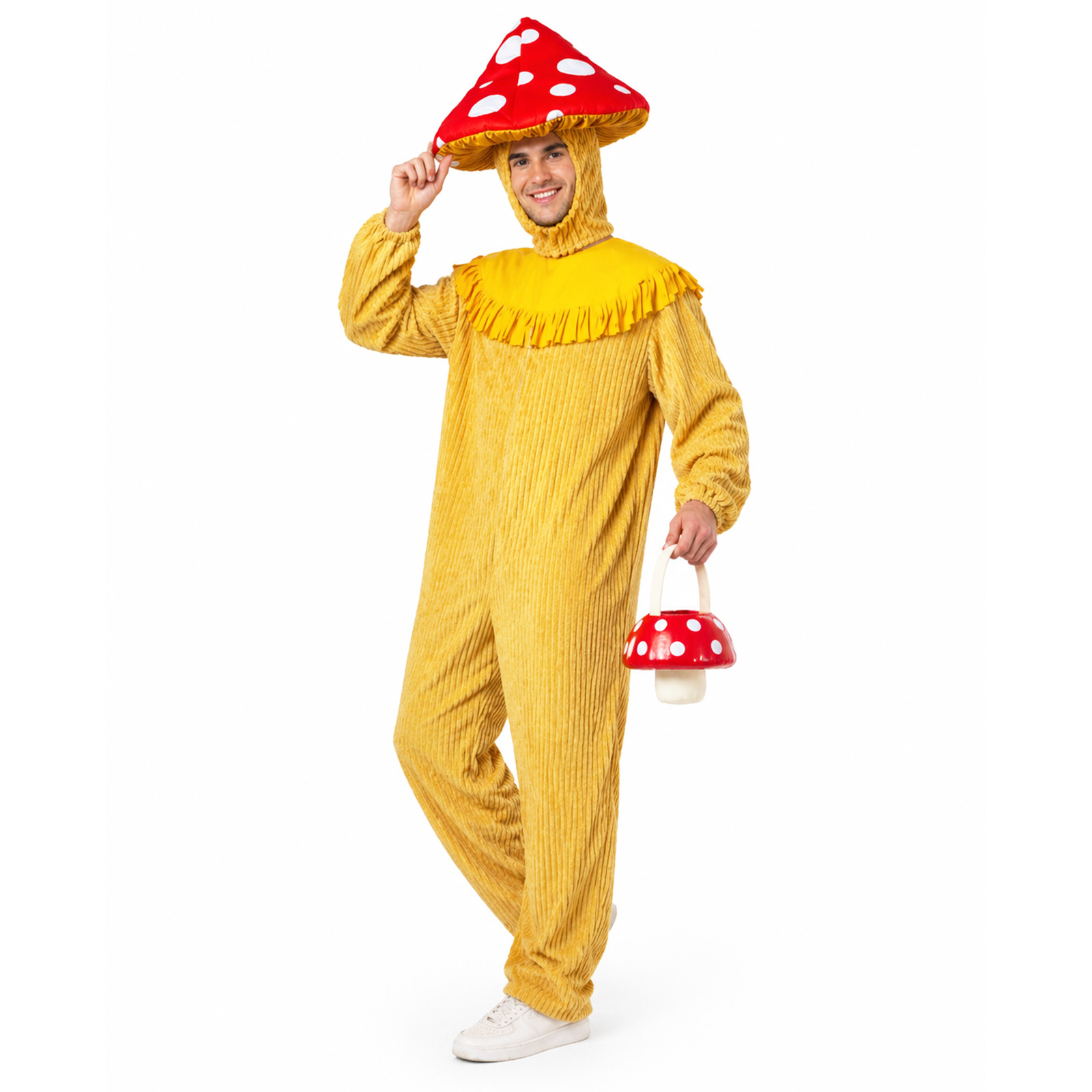 Mushroom Cape Halloween Party Stage Costume – photo 4 of 5