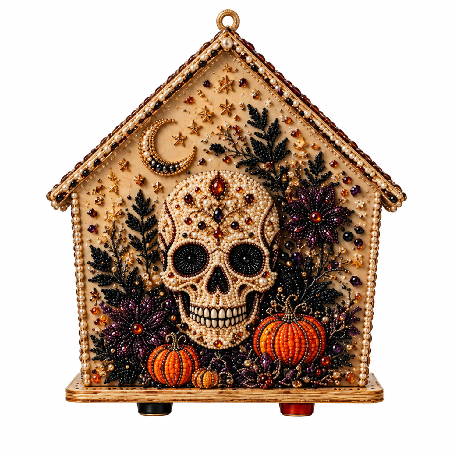 3D ハロウィン 木製ハウス ダイヤモンドペインティングセット – photo 5 of 5
