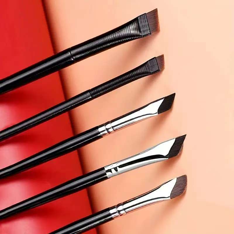 Cross-border Blade Brush 7-Piece Makeup Brush Set Angled, Flat, And Brow-Defining Brushes