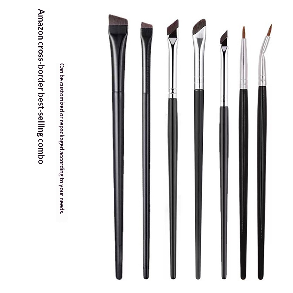 Cross-border Blade Brush 7-Piece Makeup Brush Set Angled, Flat, And Brow-Defining Brushes – photo 3 of 4
