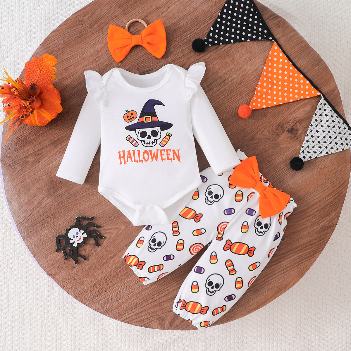 Halloween Baby Long-sleeve Onesie Set
