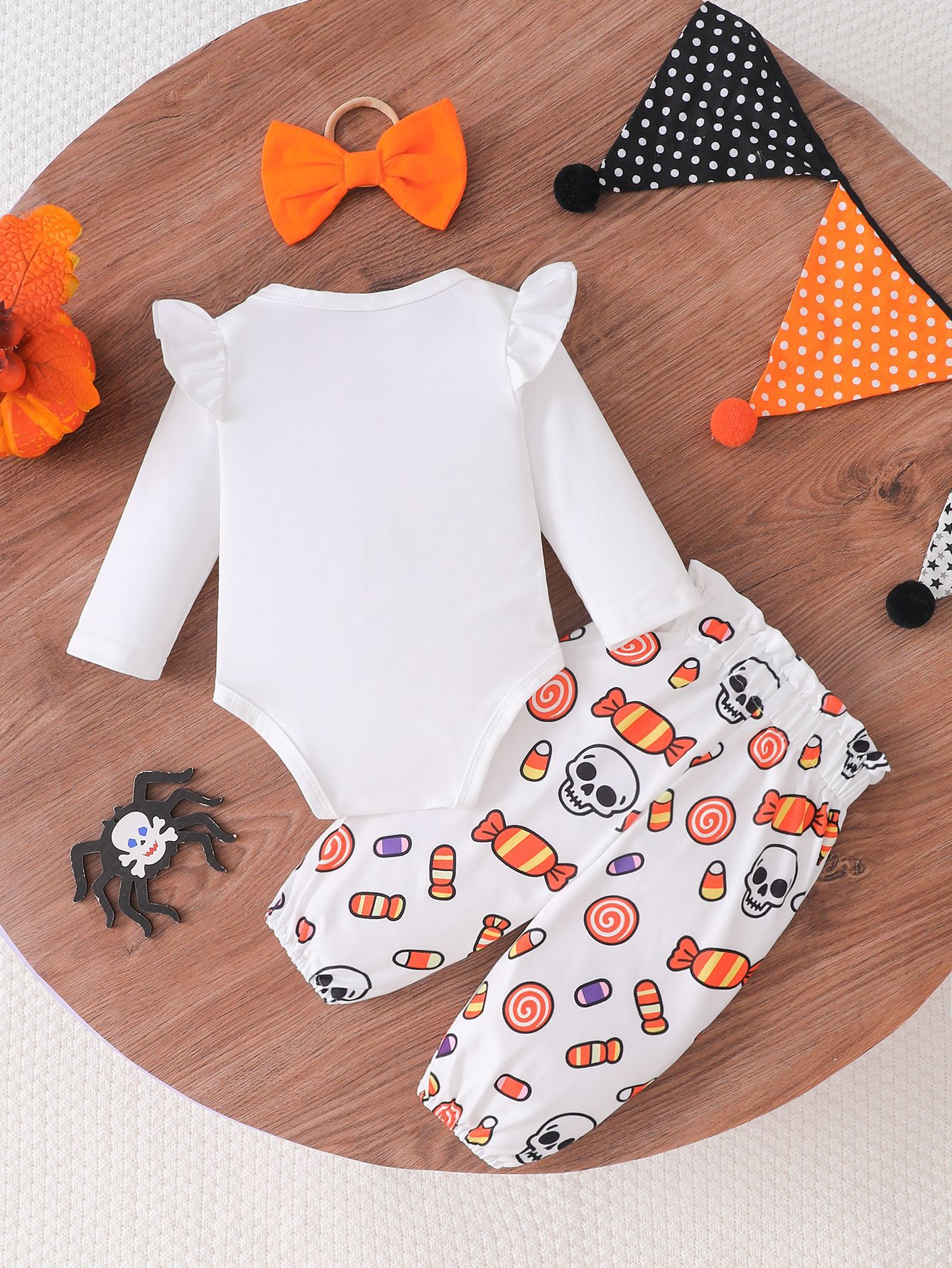 Halloween Baby Long-sleeve Onesie Set – photo 5 of 5