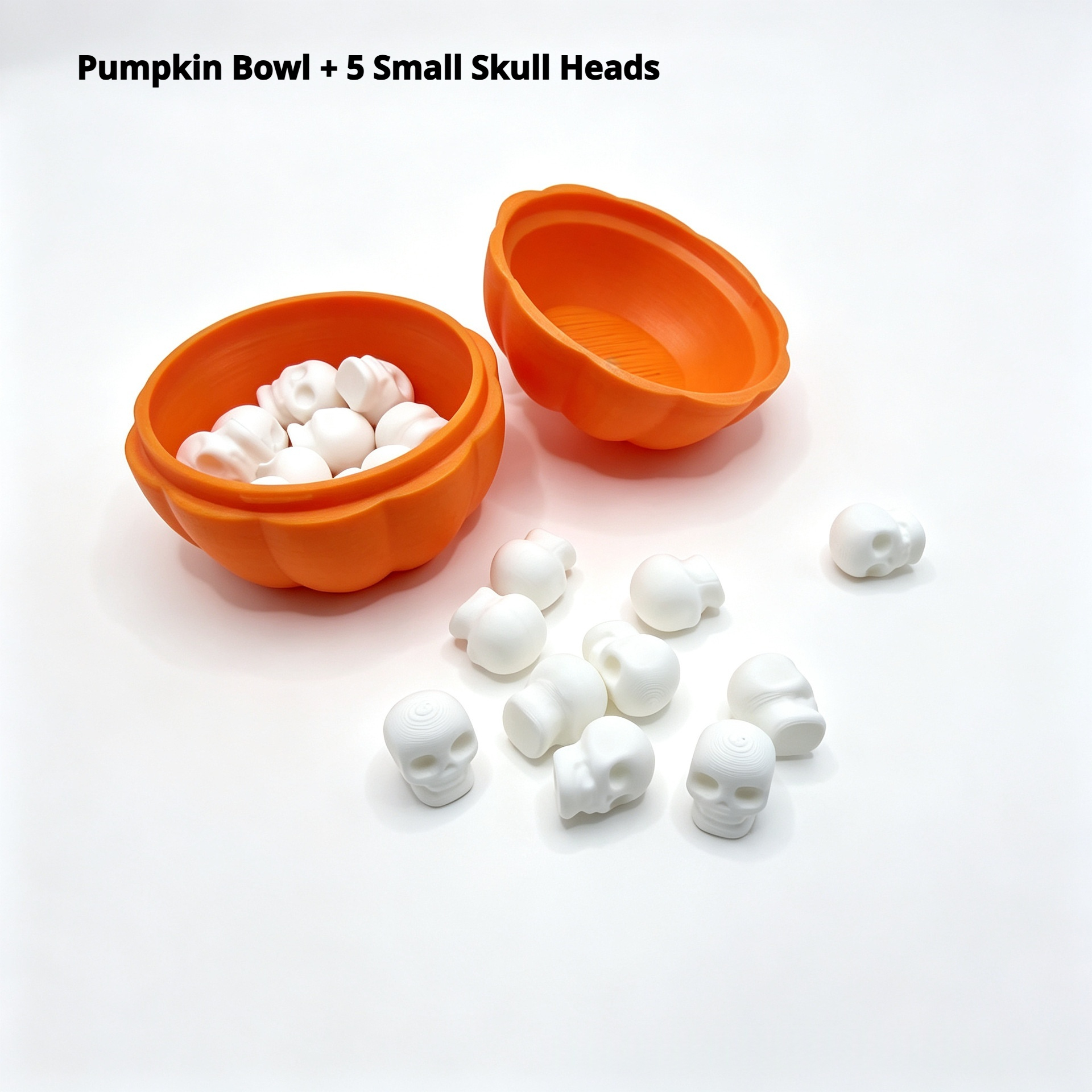 3D-printed Toy Pumpkin Ghost Halloween Decoration – photo 5 of 5