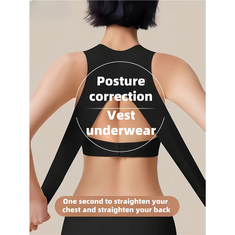 Womens Wireless Front-and-back Double-hook Sports Bra For Cycling – photo 4 of 5