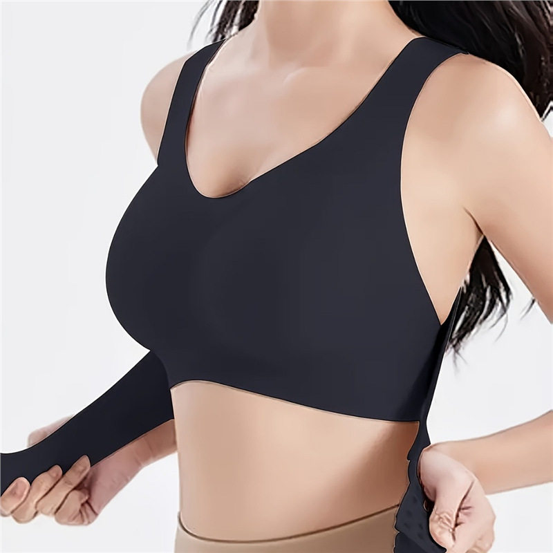 Womens Wireless Front-and-back Double-hook Sports Bra For Cycling – photo 5 of 5