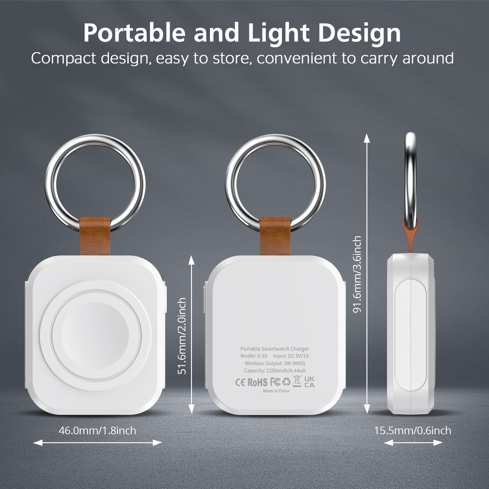 Smartwatch Portable Magnetic Wireless Charger – photo 5 of 5