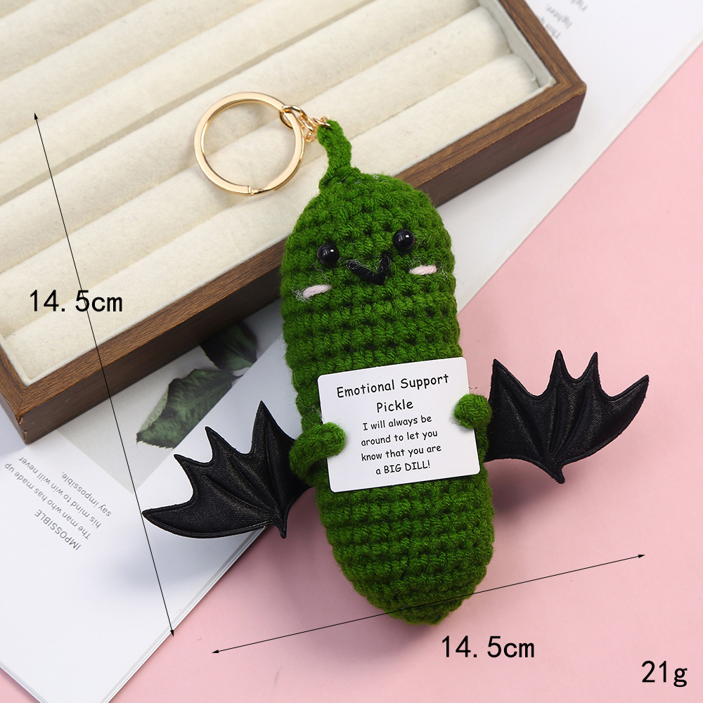 Halloween Handmade Crocheted Ghost Keychain Can Be Used As A Bag Charm – photo 4 of 5