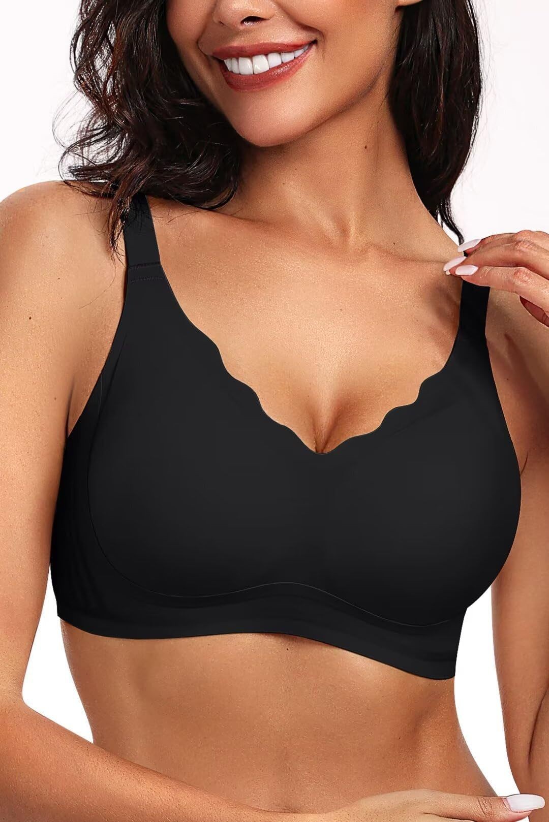 Large-chest-flattering Wireless Bra Fixed-style – photo 5 of 5