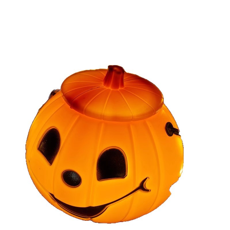 Halloween Children's Candy Bucket Trick-or-treating Prop Toy Decoration Pumpkin Bucket Bag With L… – photo 4 of 5