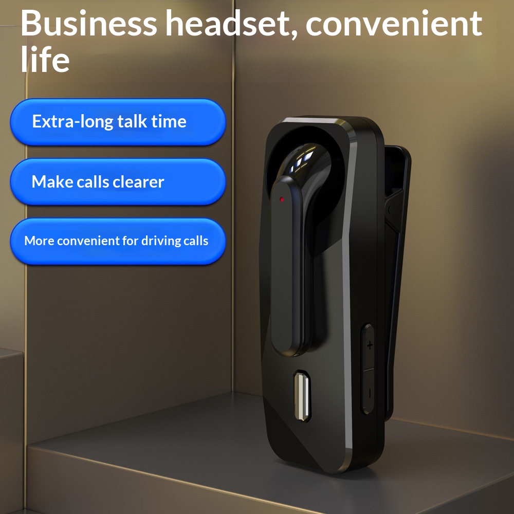 ラペル型ワイヤレスBluetoothイヤホン