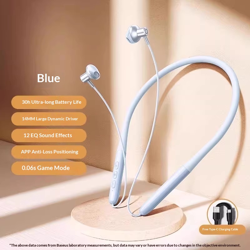スポーツネックバンド ランニング ワイヤレス ノイズキャンセリング 長時間バッテリー Bluetoothヘッドホン – photo 4 of 5