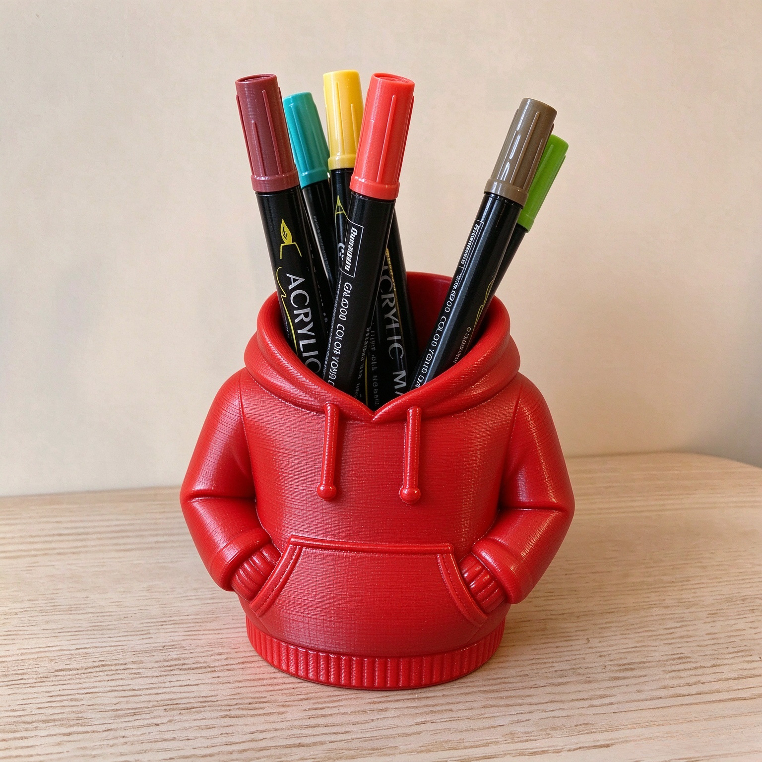 3D-printed Creative Sweatshirt Pen Holder