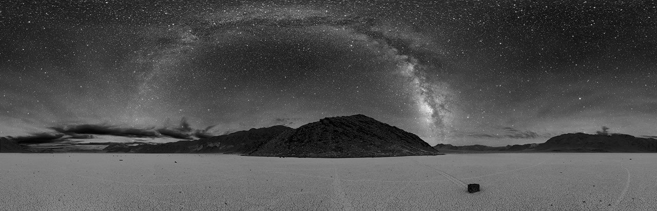 we are so small A Dark Sky over Death Valley This eerie glow over…
