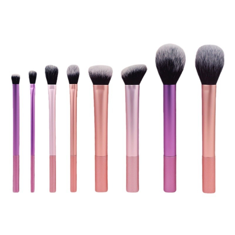 8-piece Long-handled Makeup Brush Set Multicolor Ultra-soft – photo 3 of 5