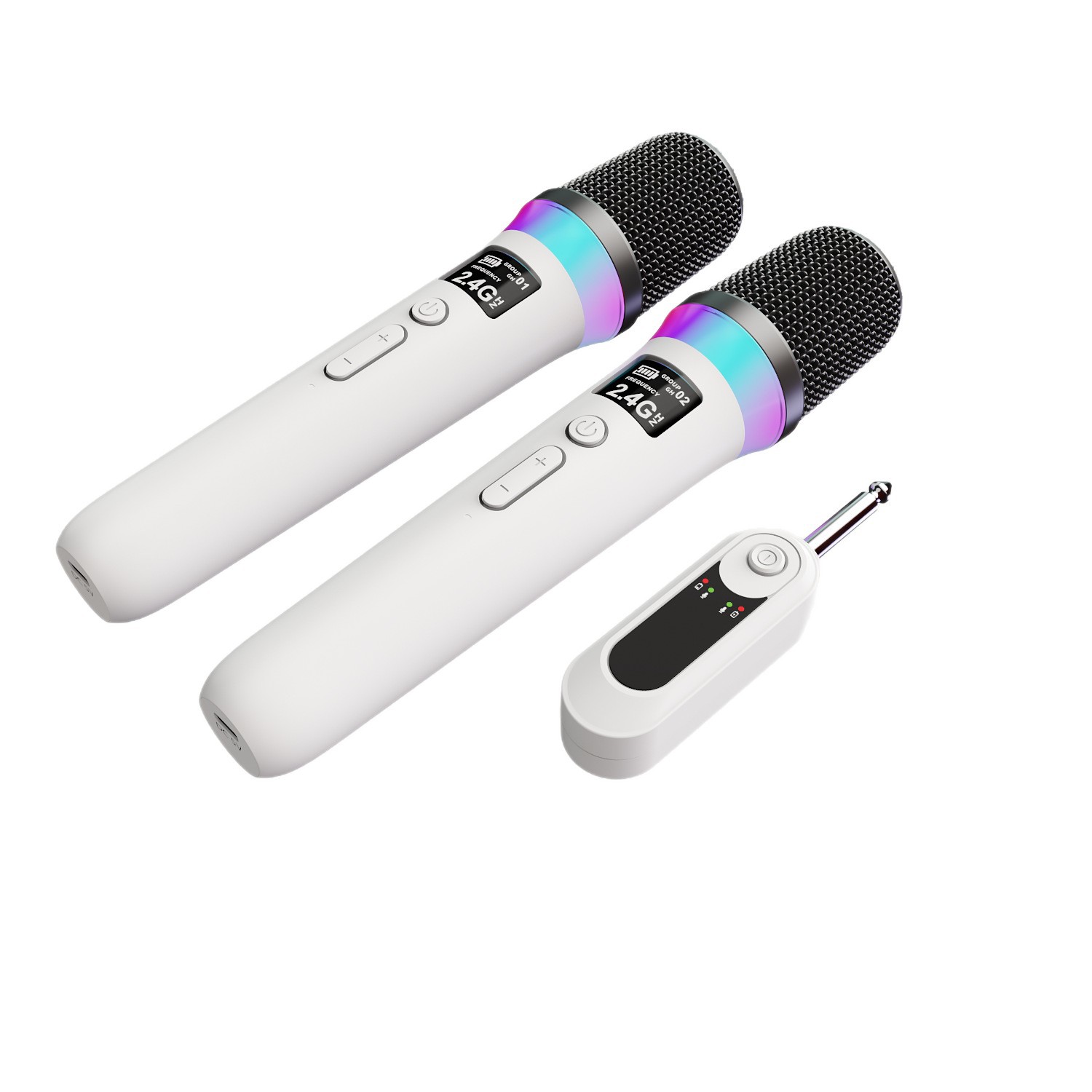 Wireless Microphone Home Karaoke Sound Card One-to-Two Smart AI Microphones – photo 4 of 5