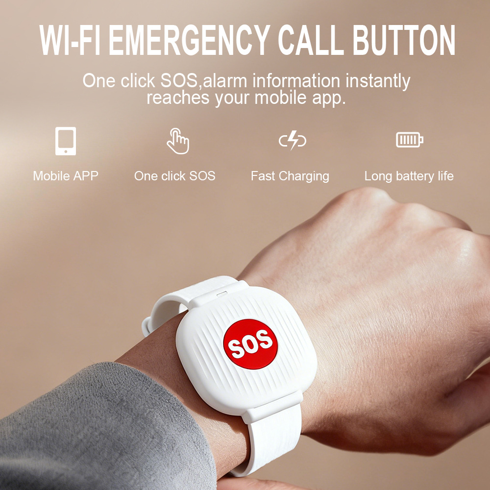 Smart Emergency Button Graffiti-style Wi-Fi
