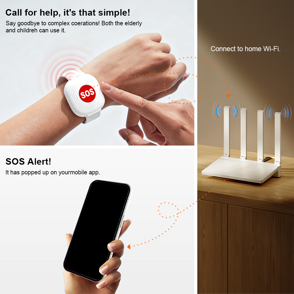 Smart Emergency Button Graffiti-style Wi-Fi – photo 5 of 5