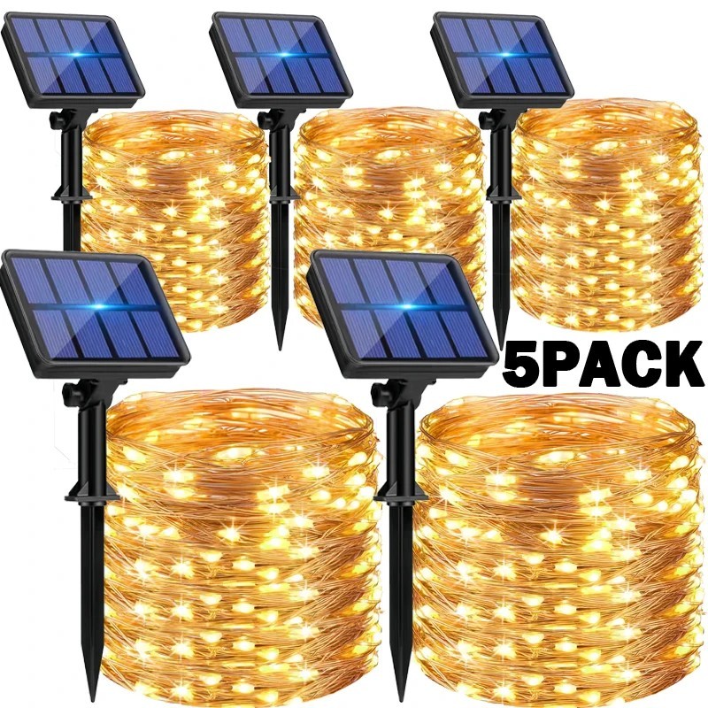 Solar String Light LED Lights Waterproof Copper Wire Fairy Outdoor Garden Party