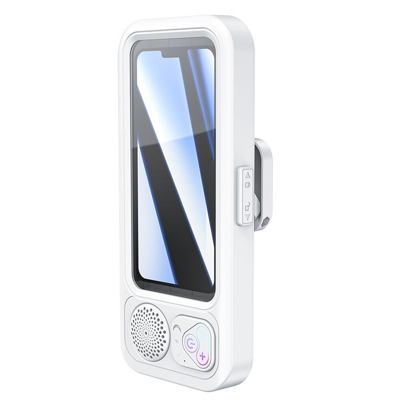 RGB Bluetooth Speaker Waterproof Bathroom Phone Case And Touchscreen Phone Holder – photo 2 of 5