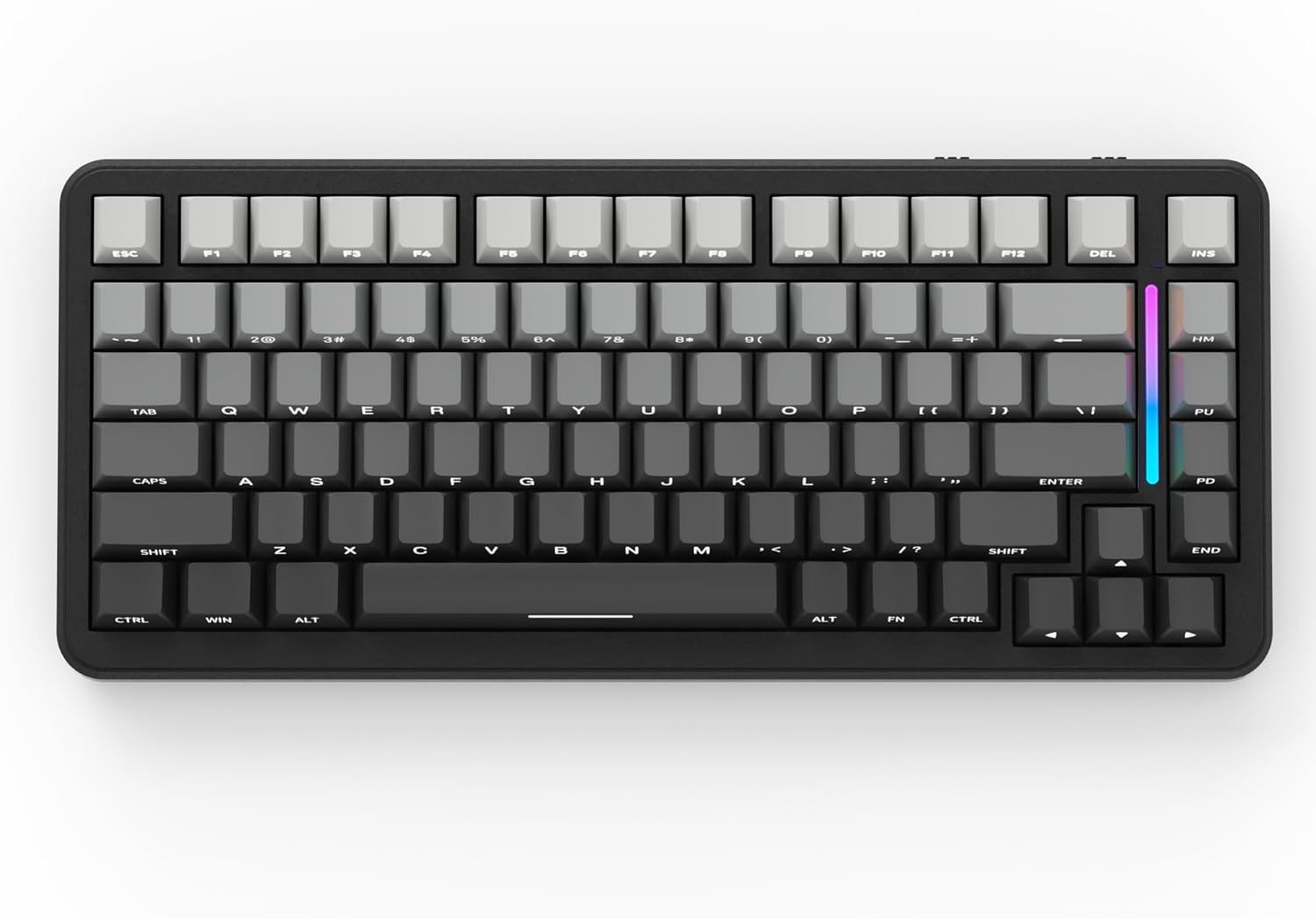 ATTACK SHARK M86 75% 82 Keys Tri-Mode Wireless Mechanical Keyboard, Side Printed