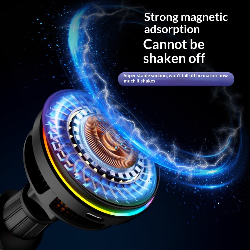Magnetic Wireless Car Charger Navigation Mount – photo 3 of 5