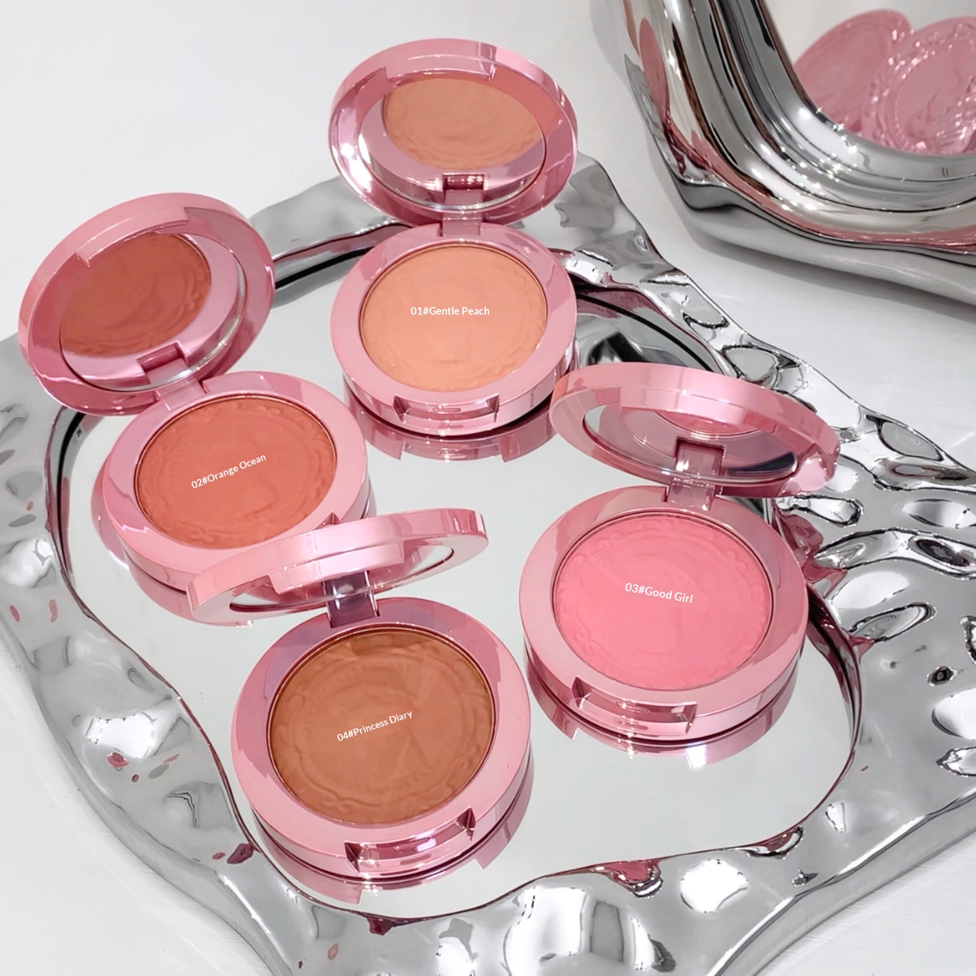 Low-saturation Natural Nude Makeup Monochrome Blush Palette