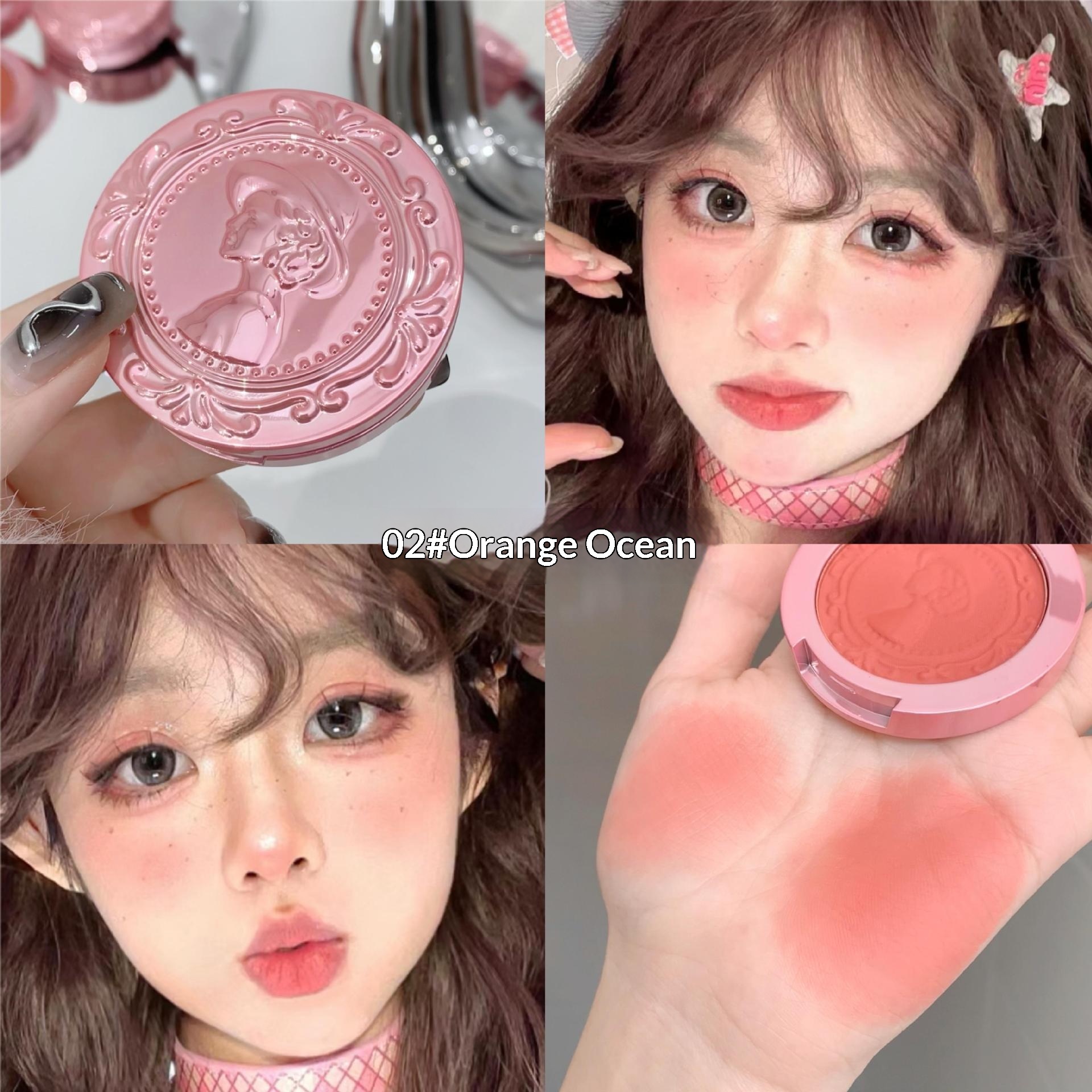 Low-saturation Natural Nude Makeup Monochrome Blush Palette – photo 3 of 5