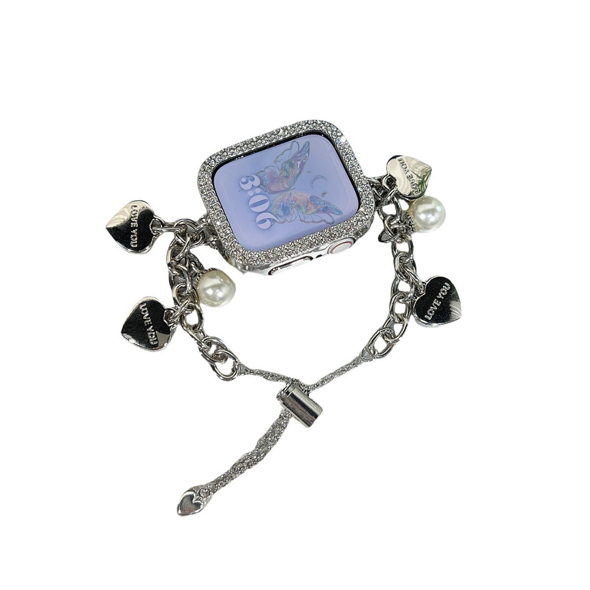 Metal Chain Pearl Bracelet-style Watch Strap – photo 3 of 5