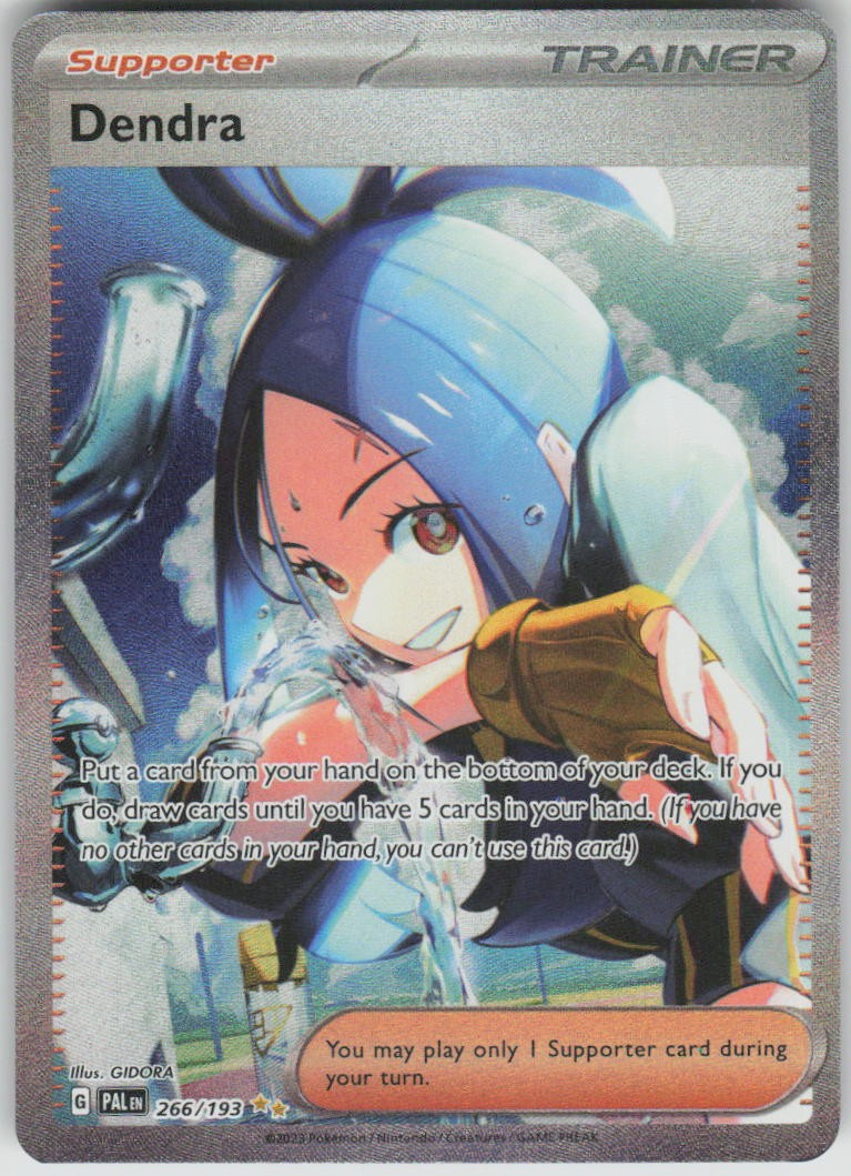 Pokemon Dendra 266/193 Paldea Evolved Holofoil Special Illustration Rare NM