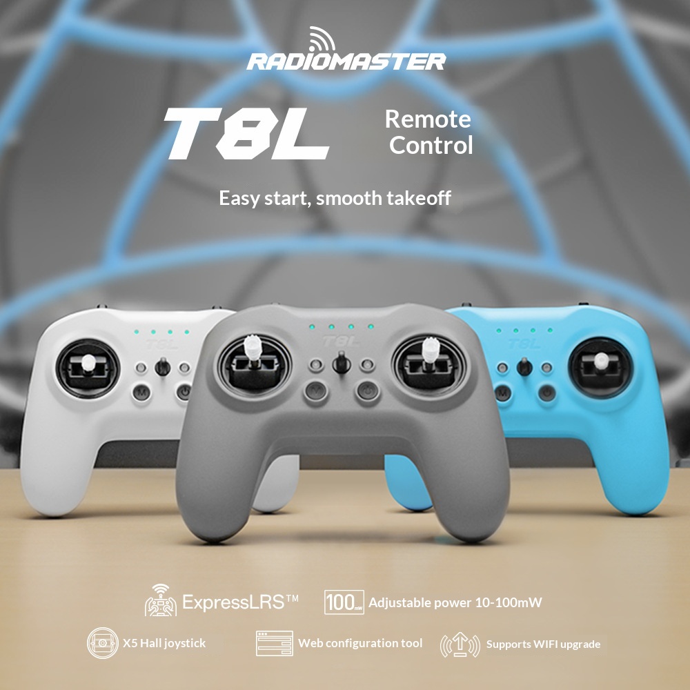 T8L ELRSオープンソースシステム ホールエフェクトジョイスティック ドローンコントローラー リモートコントロール