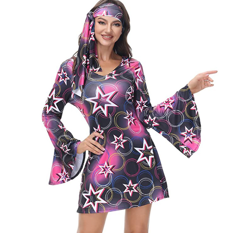 Halloween Autumn New Printed Dress