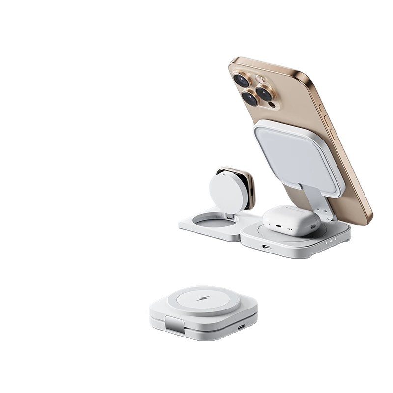 3-in-1 Wireless Charger With Magnetic Fast Charging, Portable – photo 4 of 5