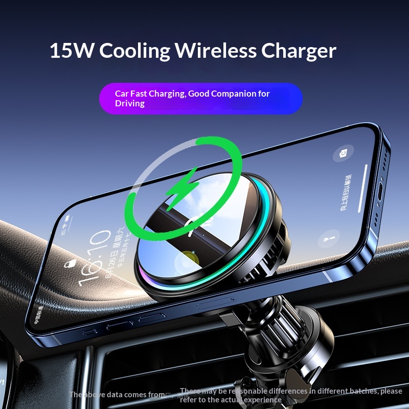 15W Car-mounted Magnetic Wireless Charger – photo 3 of 5