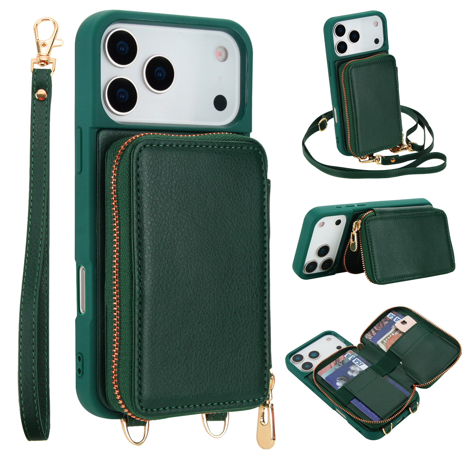 Multi-functional Card Holder Phone Leather Case – photo 4 of 5