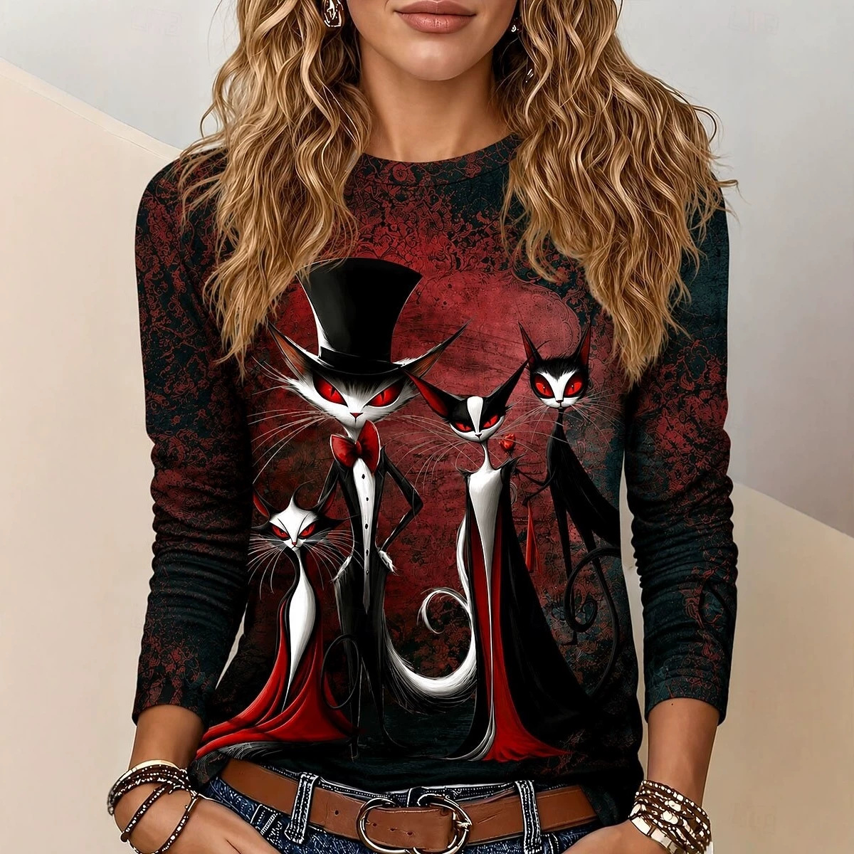 Halloween Women's Long-Sleeve T-Shirt – photo 4 of 4