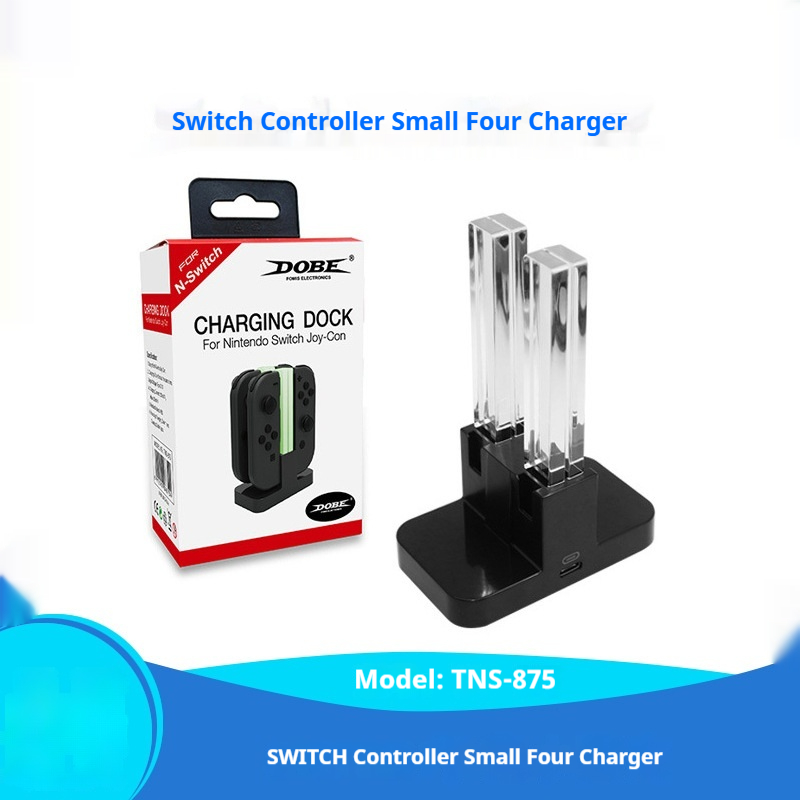 小型ハンドル カラフル4スロット充電器 ライトコラム 4ベース – photo 2 of 5